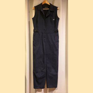 WILDFANG Essential Coverall Sleeveless Navy Highwaist Size M